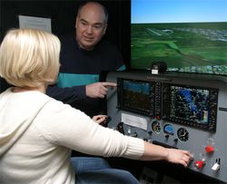 G1000 simulator training Redbird Frasca PFC