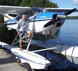 Rusty Eichorn and floatplane 1 Rusty Eichorn and floatplane 1