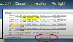 NTSB Air Canada NOTAMs