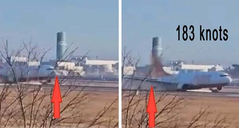 JeJu Air flight 2216 speed 600